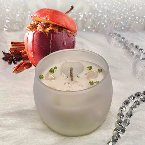 Baked Apples in Maple Bourbon INNER JOY mini Magick Candle