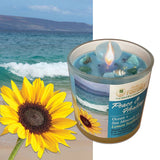 Ocean on Lemon Sunflower PEACE Magick Candle