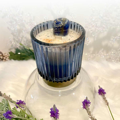 Vanilla Spice on Frankincense & Lavender SHALOM Magick Candle