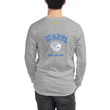MAZEL FLUSH WITH LUCK Unisex Long Sleeve Tee (2 sides)