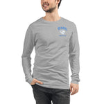 Mazel Flush with Luck Unisex Long Sleeves - Heather Gray