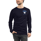 Mazel Flush with Luck Unisex Long Sleeves - Navy
