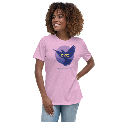 SPREAD SHALOM  Women's Relaxed T-Shirt
