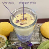 Lemon and Lavender BLESSINGS Magick Candle