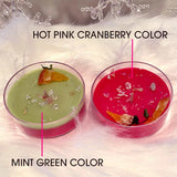 Colors are: TOP: Mint Green BOTTOM Hot Pink Cranberry