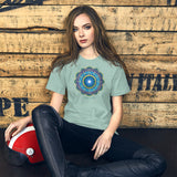 Unisex Flower of Life in heather prism dusty blue