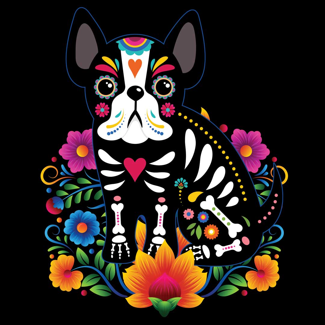 Perro de Día de Muertos