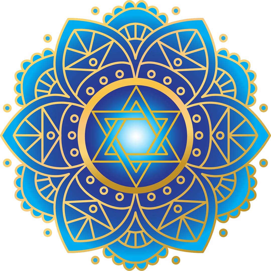 Allow this mesmerizing STAR OF DAVID FLOWER to shield, protect and guide you while it shines with beauty.