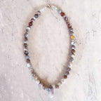 Amethyst and Botswana Agate Necklace