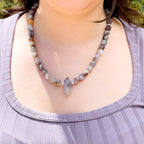 Amethyst and Botswana Agate Necklace