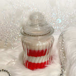 8 oz. Candy Cane  SWEET HARMONY  Magick Candle with lid