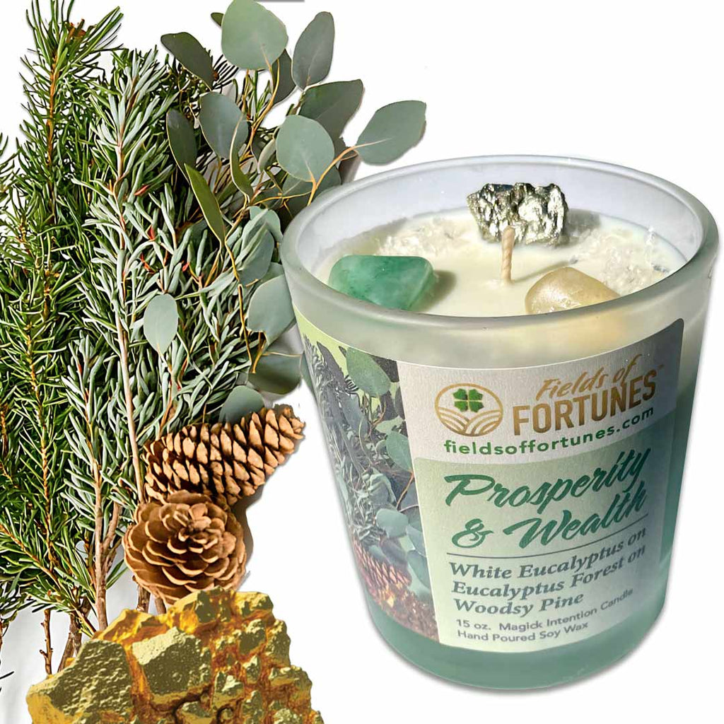 Eucalyptus Forest PROSPERITY Magick Candle