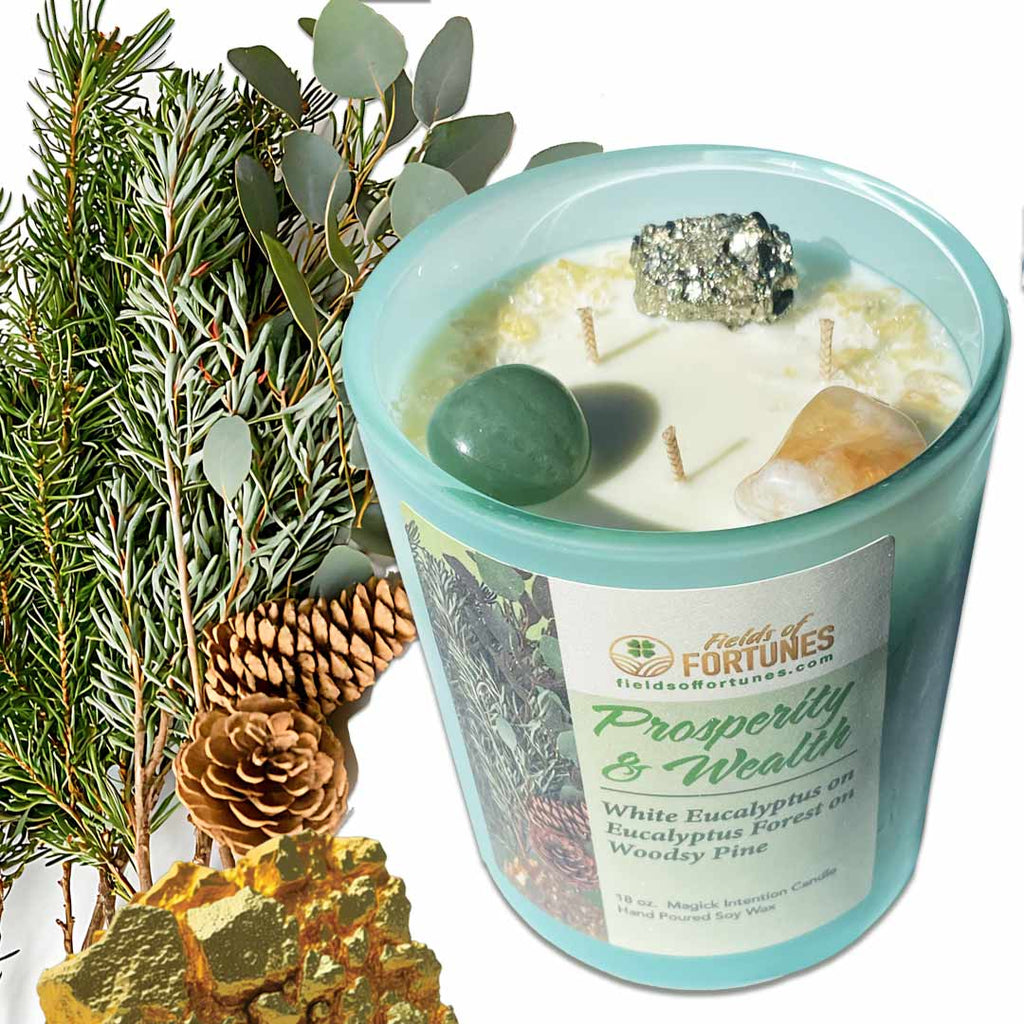 Eucalyptus Forest PROSPERITY Magick Candle