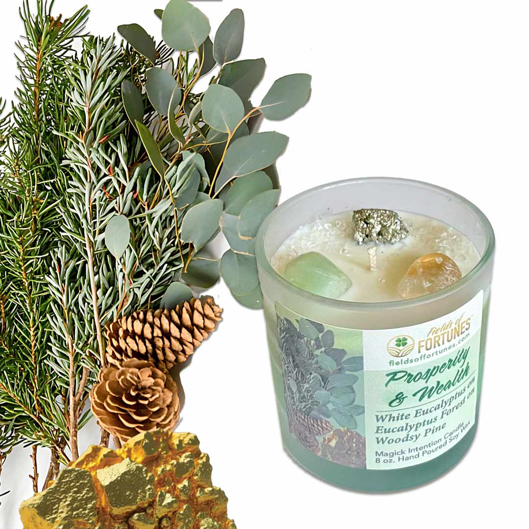 Eucalyptus Forest PROSPERITY Magick Candle
