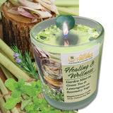 Jasmine Green Tea & Lemongrass WELLNESS Magick Candle