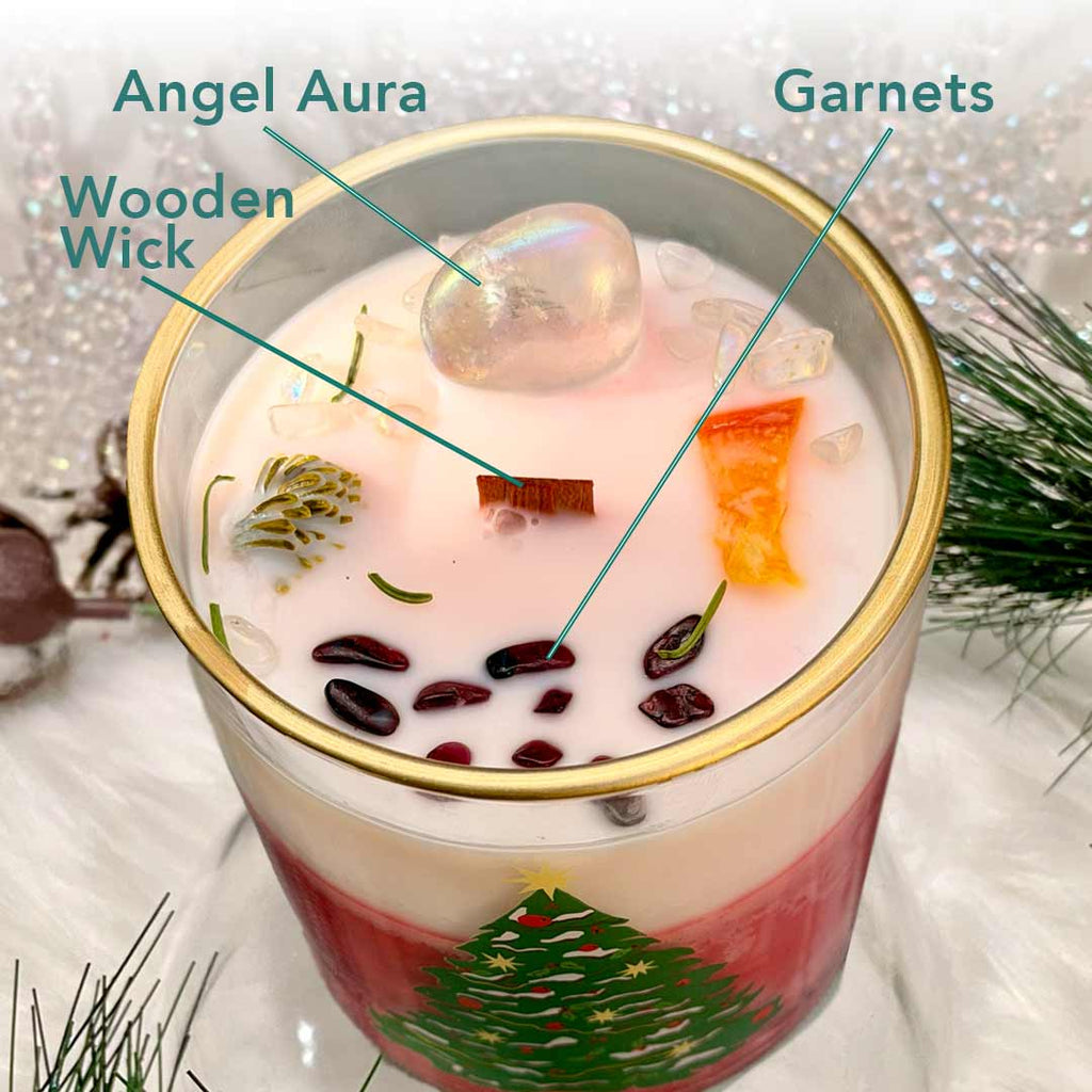 HAPPINESS Christmas Eve Magick Candle