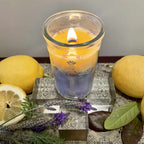 Lemon and Lavender BLESSINGS Magick Candle