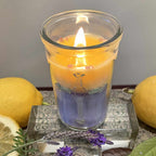Lemon and Lavender BLESSINGS Magick Candle