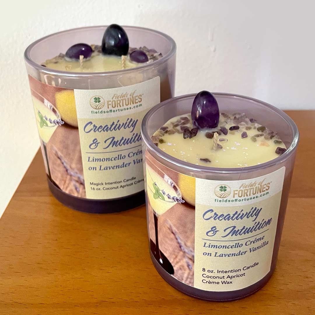 Limoncello Créme & Lavender CREATIVITY + INTUITION Magick Candle