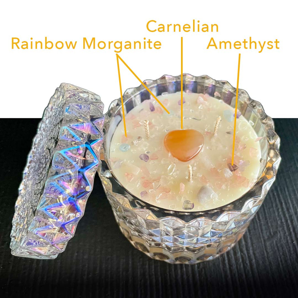 Peach Bellini MANY WISHES Magick Candle