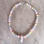 Beautiful Rainbow Morganite Necklace Set