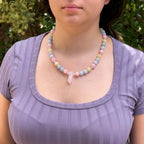 Beautiful Rainbow Morganite Necklace Set