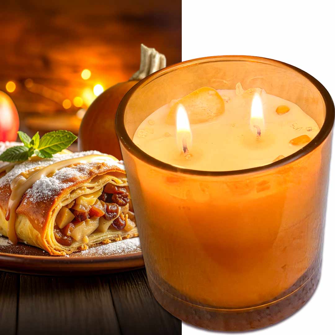 Strudel & Pumpkin BLESSINGS Magick Candle