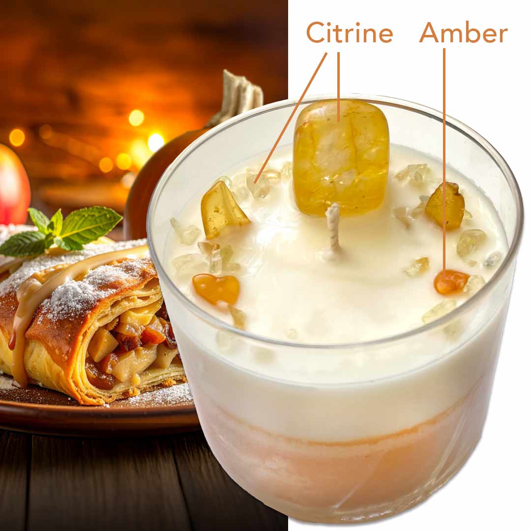 Strudel & Pumpkin BLESSINGS Magick Candle