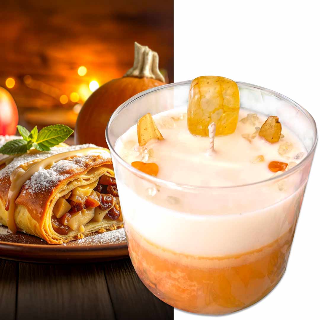 Strudel & Pumpkin BLESSINGS Magick Candle