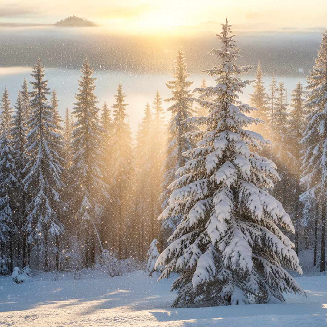 Winter Forest TRANQUILITY & PROSPERITY Magick Candle