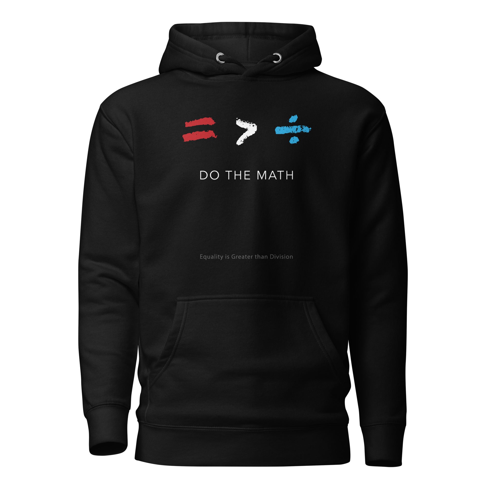 Black hoodie = is greater than division. DO THE MATH.