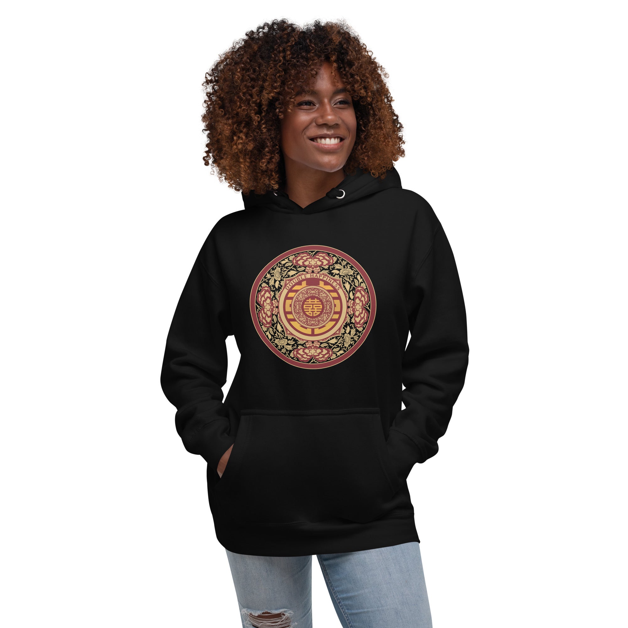 DOUBLE HAPPINESS in Unisex Hoodie