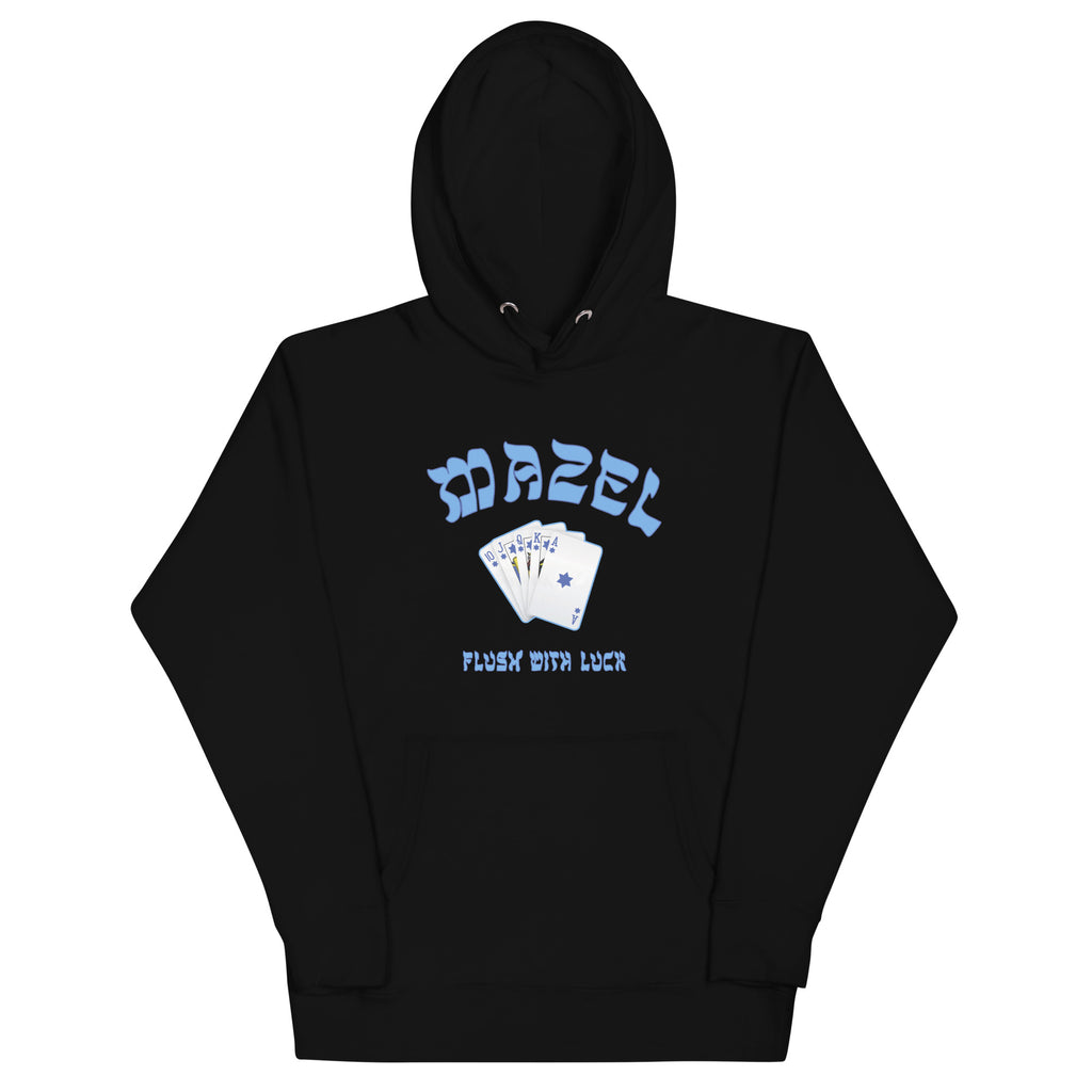 MAZEL Flush With Luck - Premium Unisex Hoodie