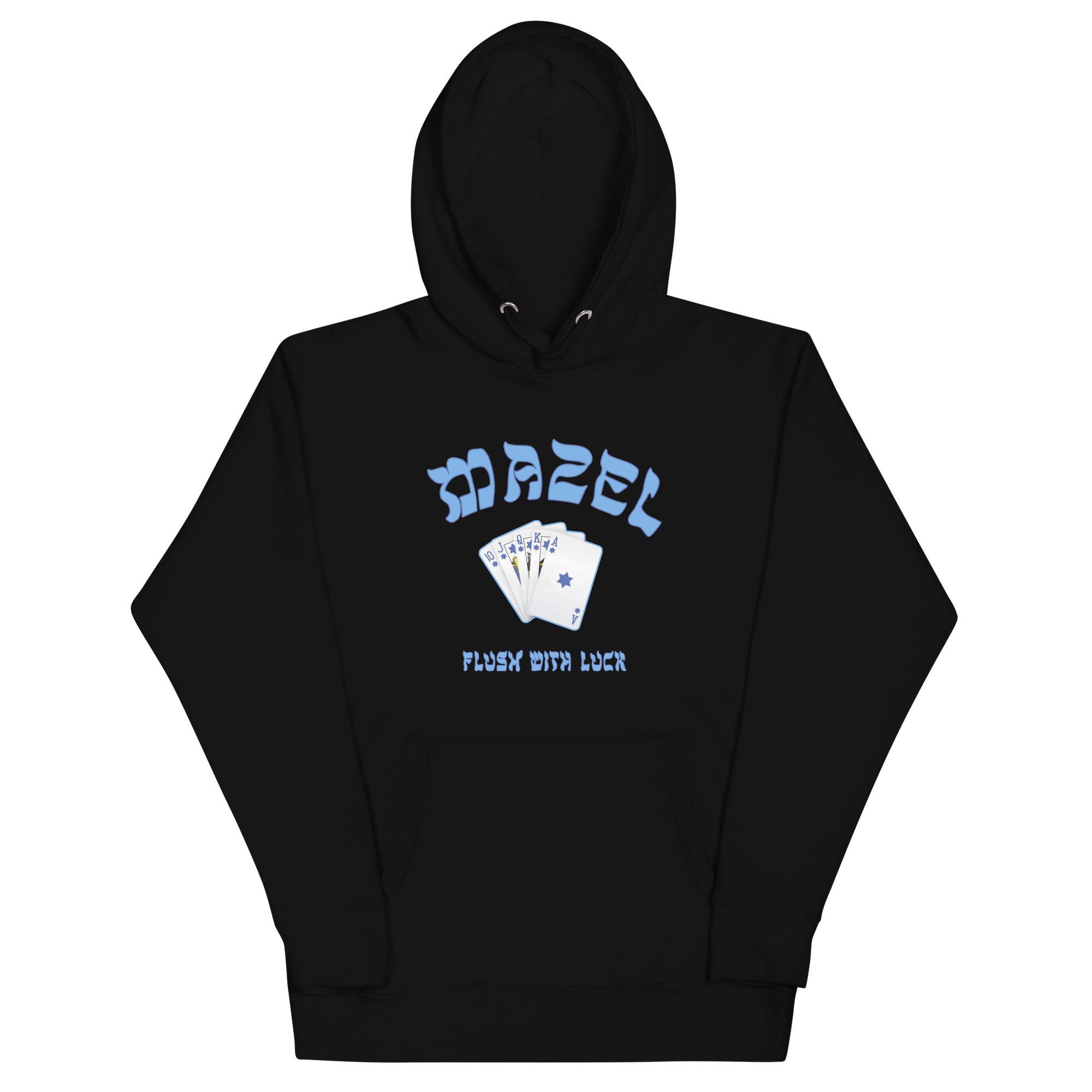 MAZEL Flush With Luck - Premium Unisex Hoodie
