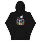 Gato de Día de Muertos Unisex Hoodie