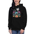 Gato de Día de Muertos Unisex Hoodie