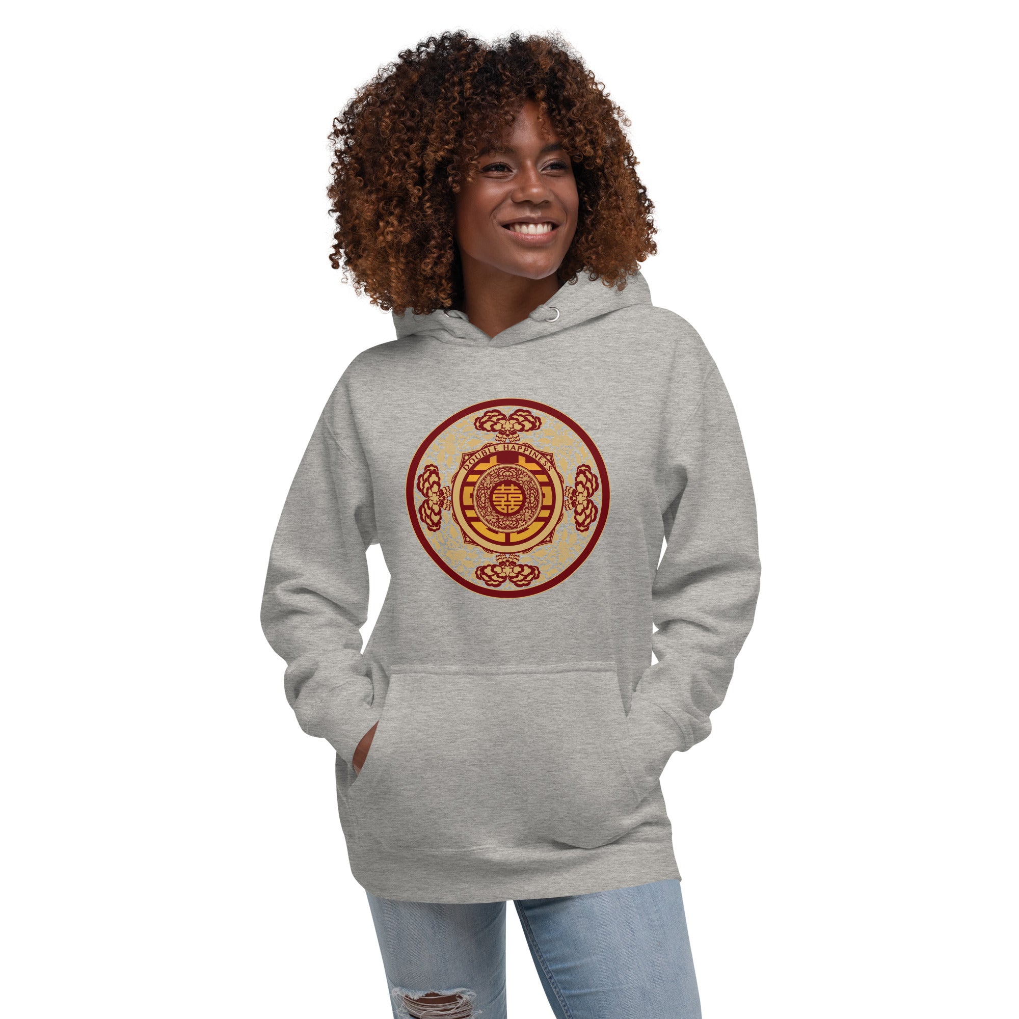 DOUBLE HAPPINESS in Unisex Hoodie
