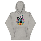 Gato de Día de Muertos Unisex Hoodie