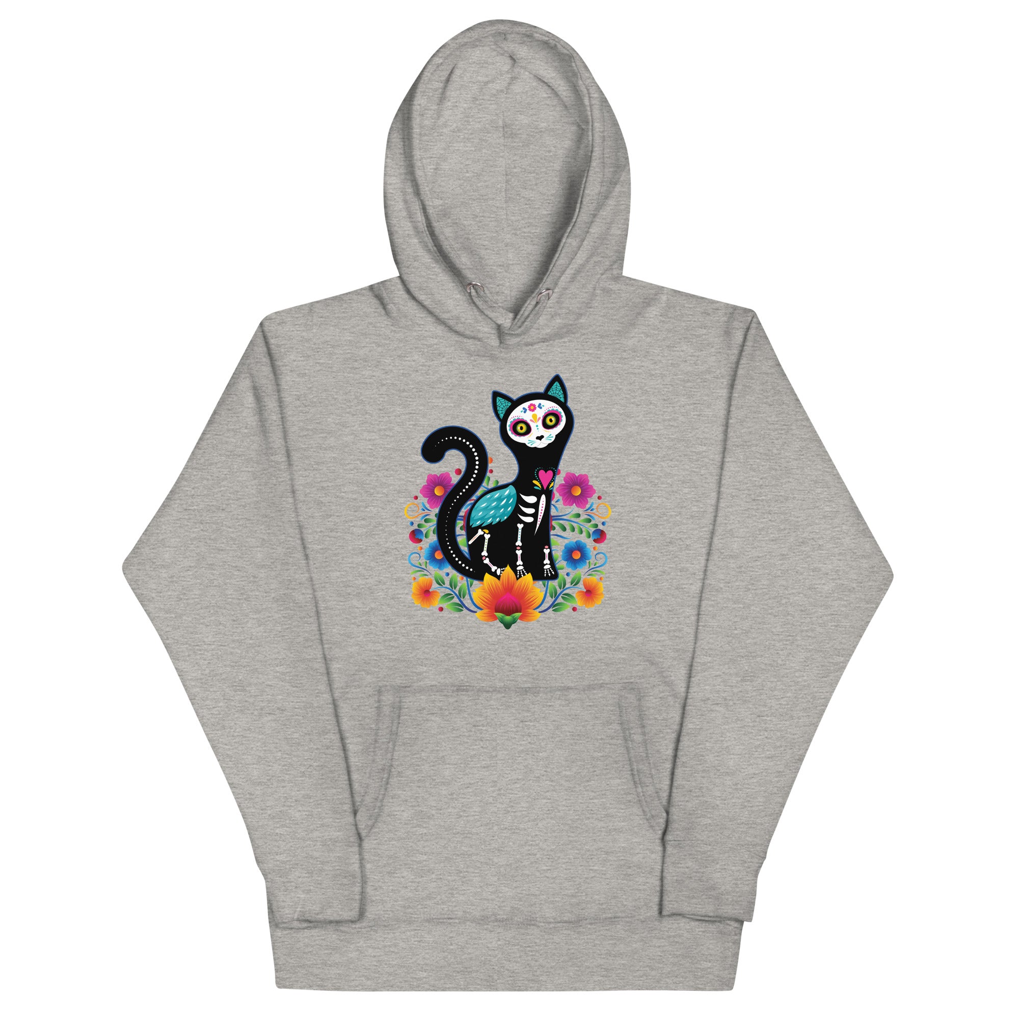 Gato de Día de Muertos Unisex Hoodie