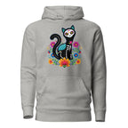 Gato de Día de Muertos Unisex Hoodie