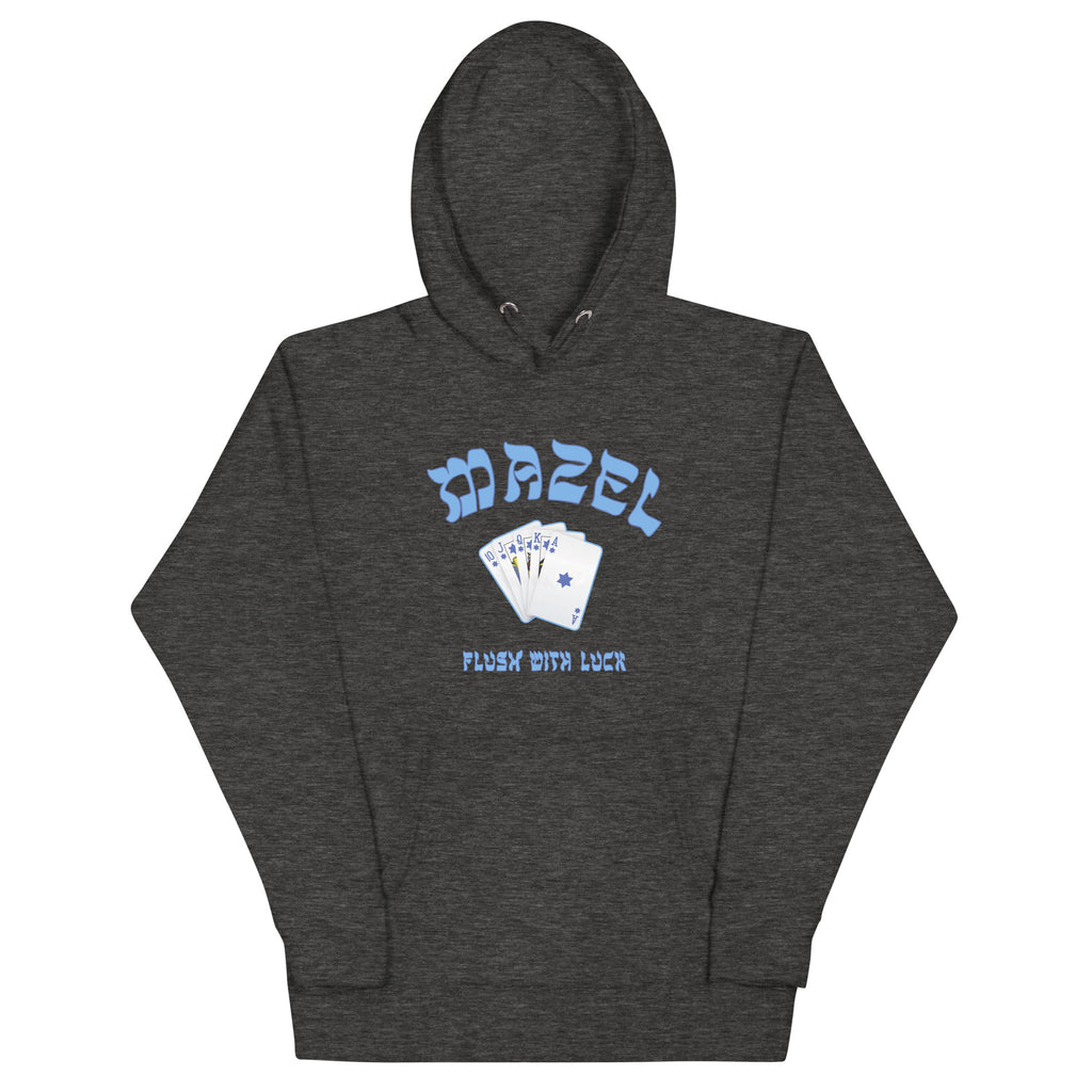 MAZEL Flush With Luck - Premium Unisex Hoodie