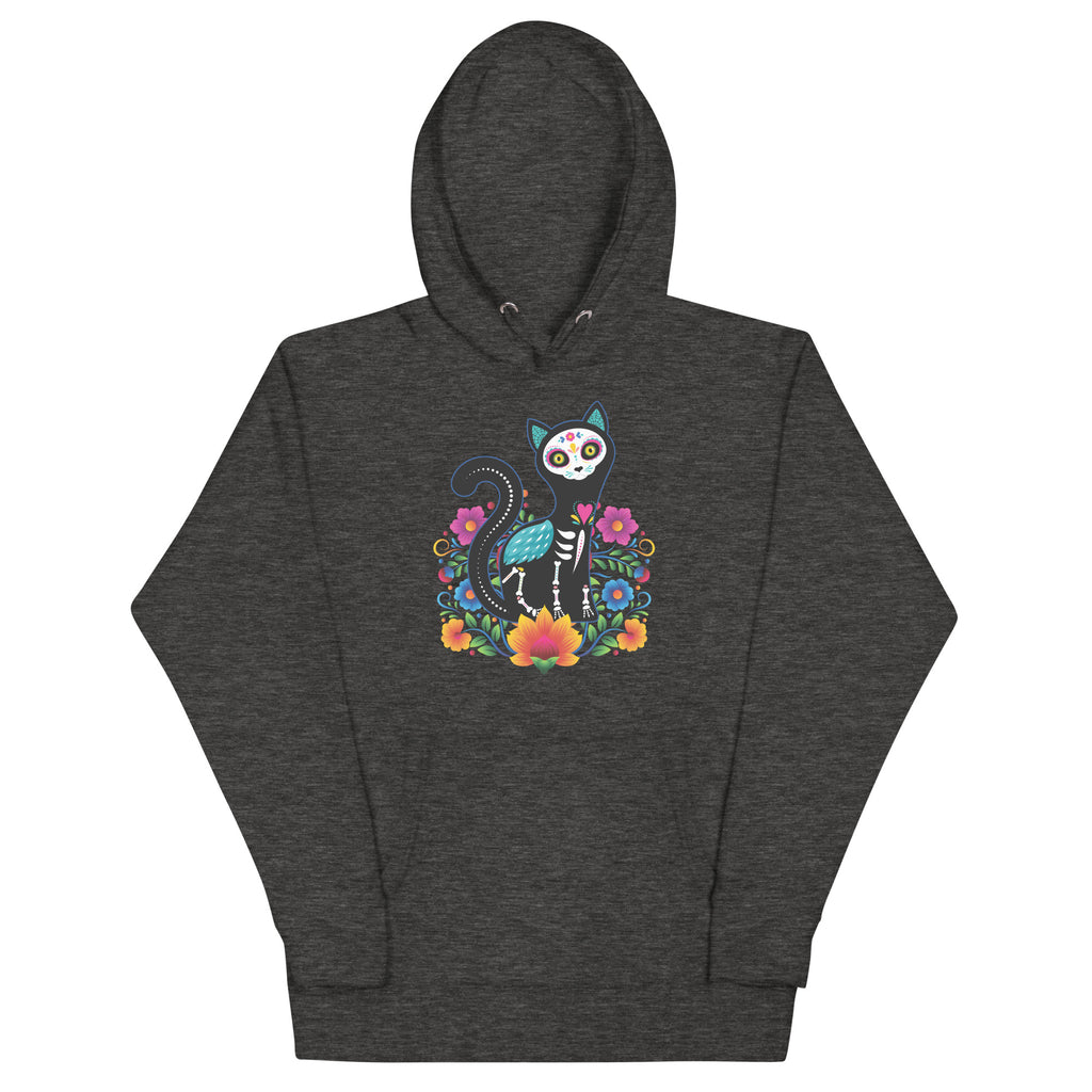 Gato de Día de Muertos Unisex Hoodie