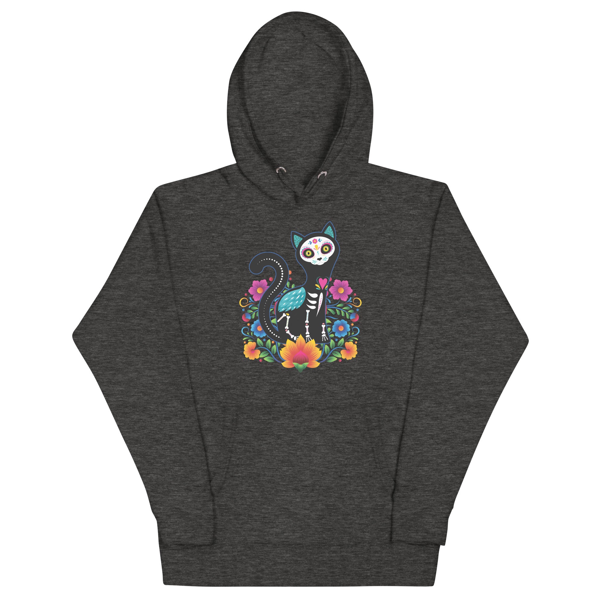 Gato de Día de Muertos Unisex Hoodie