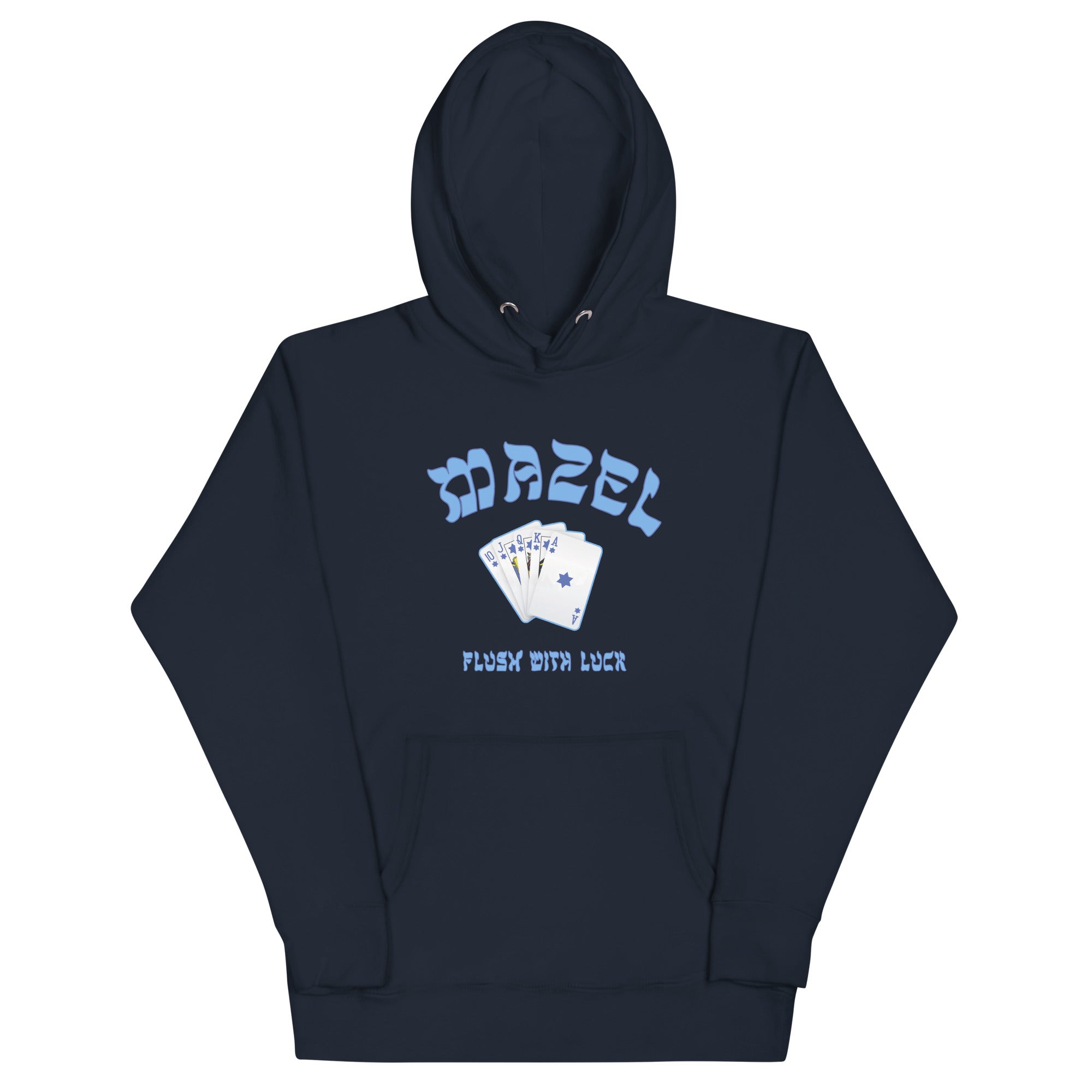 MAZEL Flush With Luck - Premium Unisex Hoodie