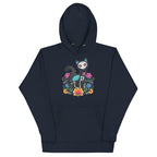 Gato de Día de Muertos Unisex Hoodie