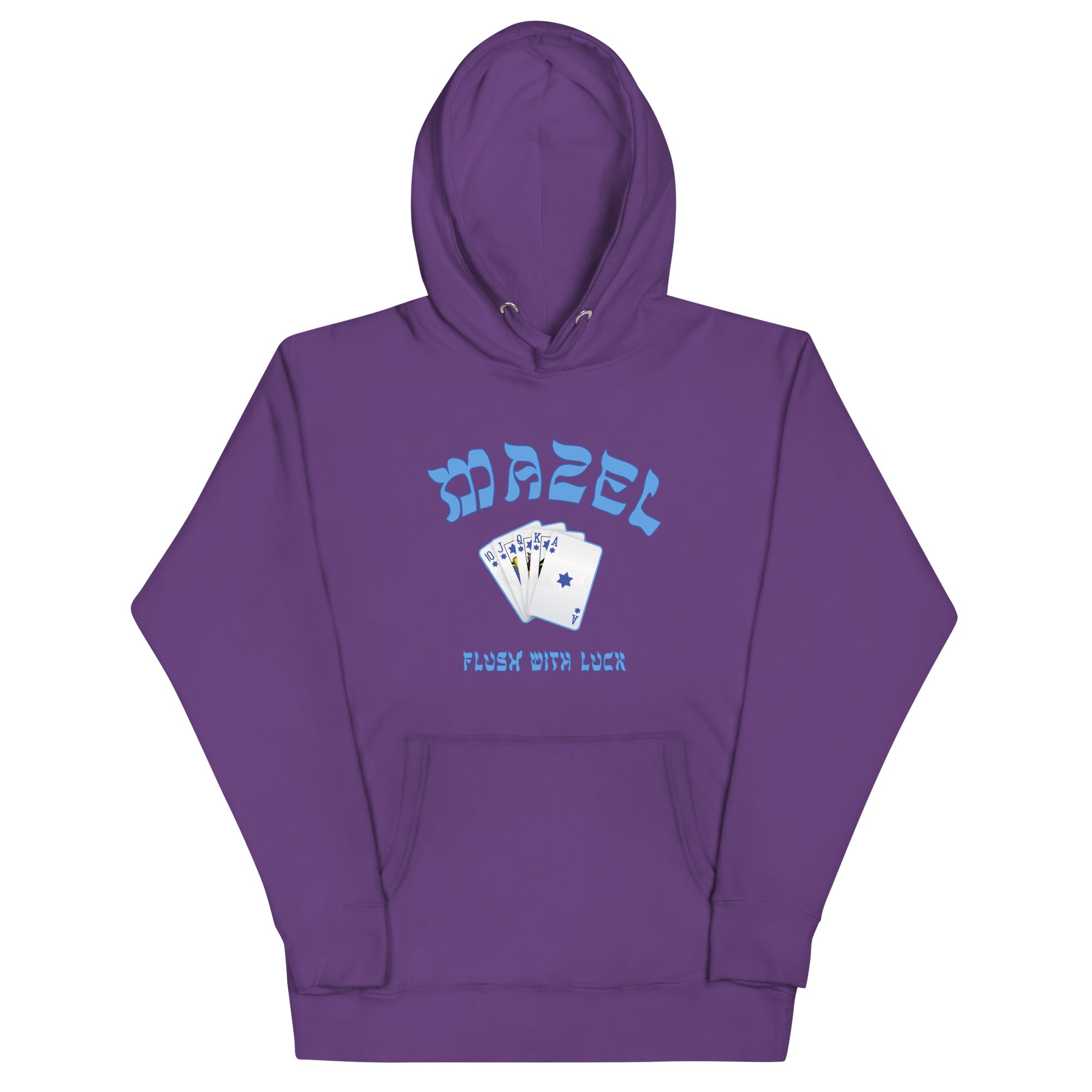 MAZEL Flush With Luck - Premium Unisex Hoodie