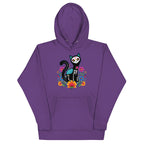 Gato de Día de Muertos Unisex Hoodie