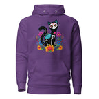 Gato de Día de Muertos Unisex Hoodie