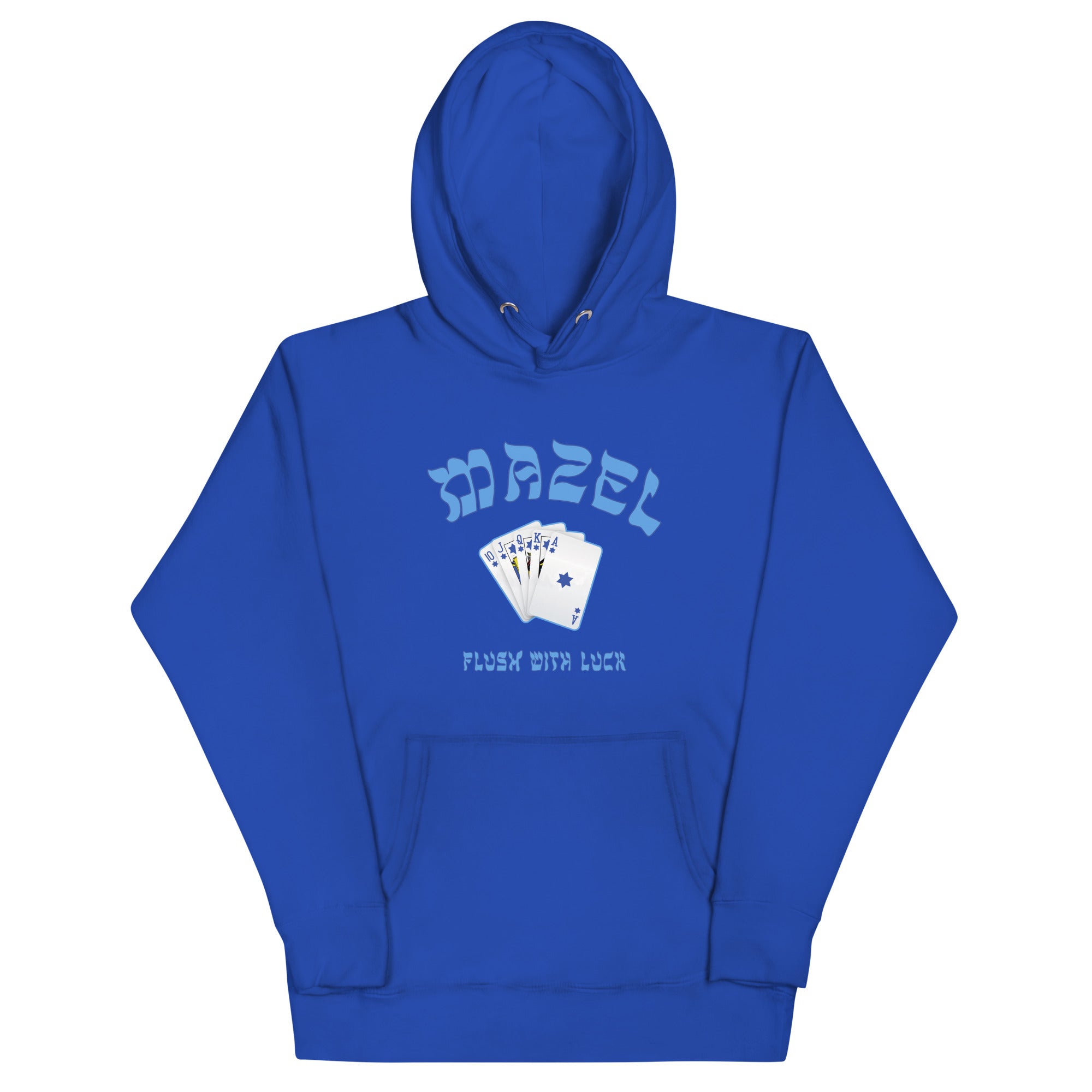 MAZEL Flush With Luck - Premium Unisex Hoodie