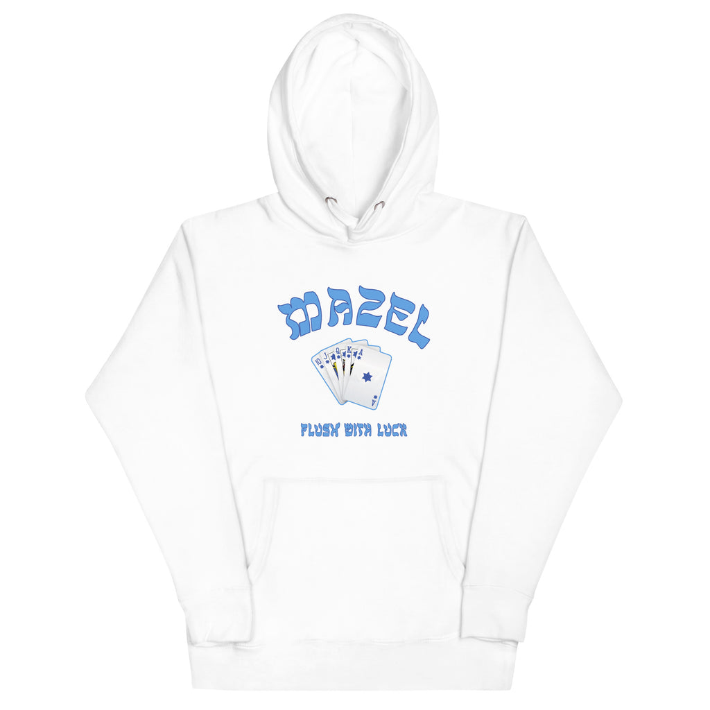 MAZEL Flush With Luck - Premium Unisex Hoodie